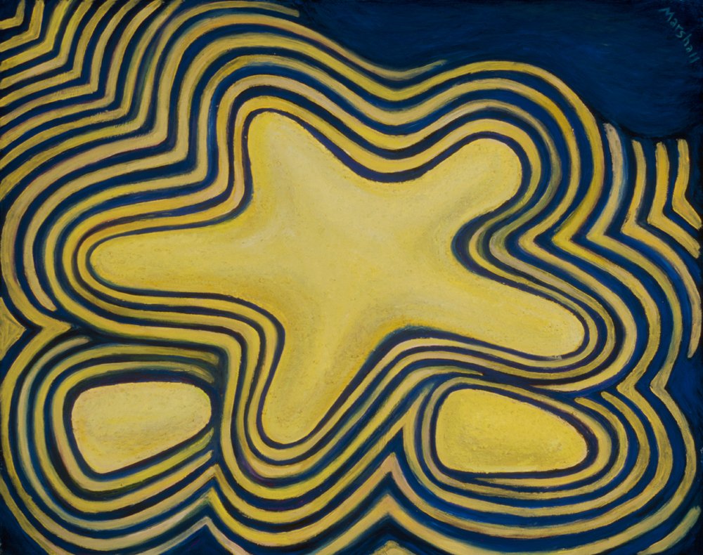 Abstract Aerial, 24x30, Sold