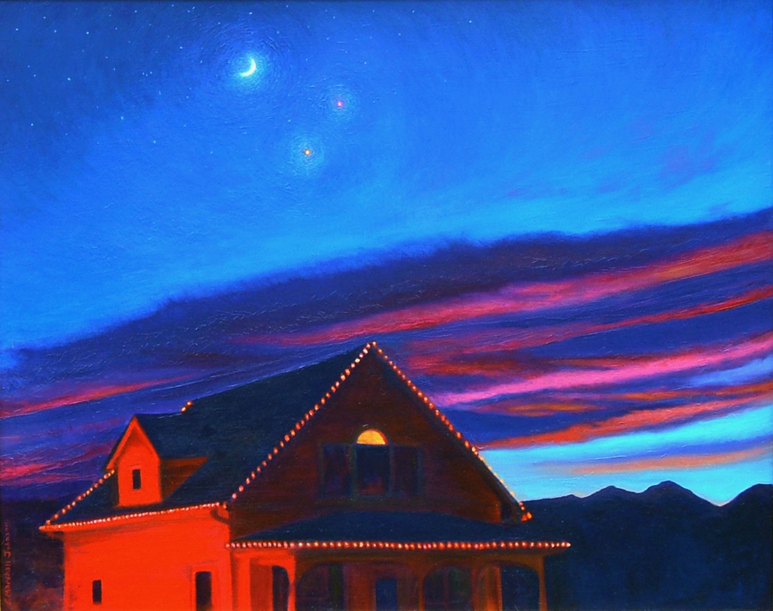 Venus & Jupiter, 24x30, Sold