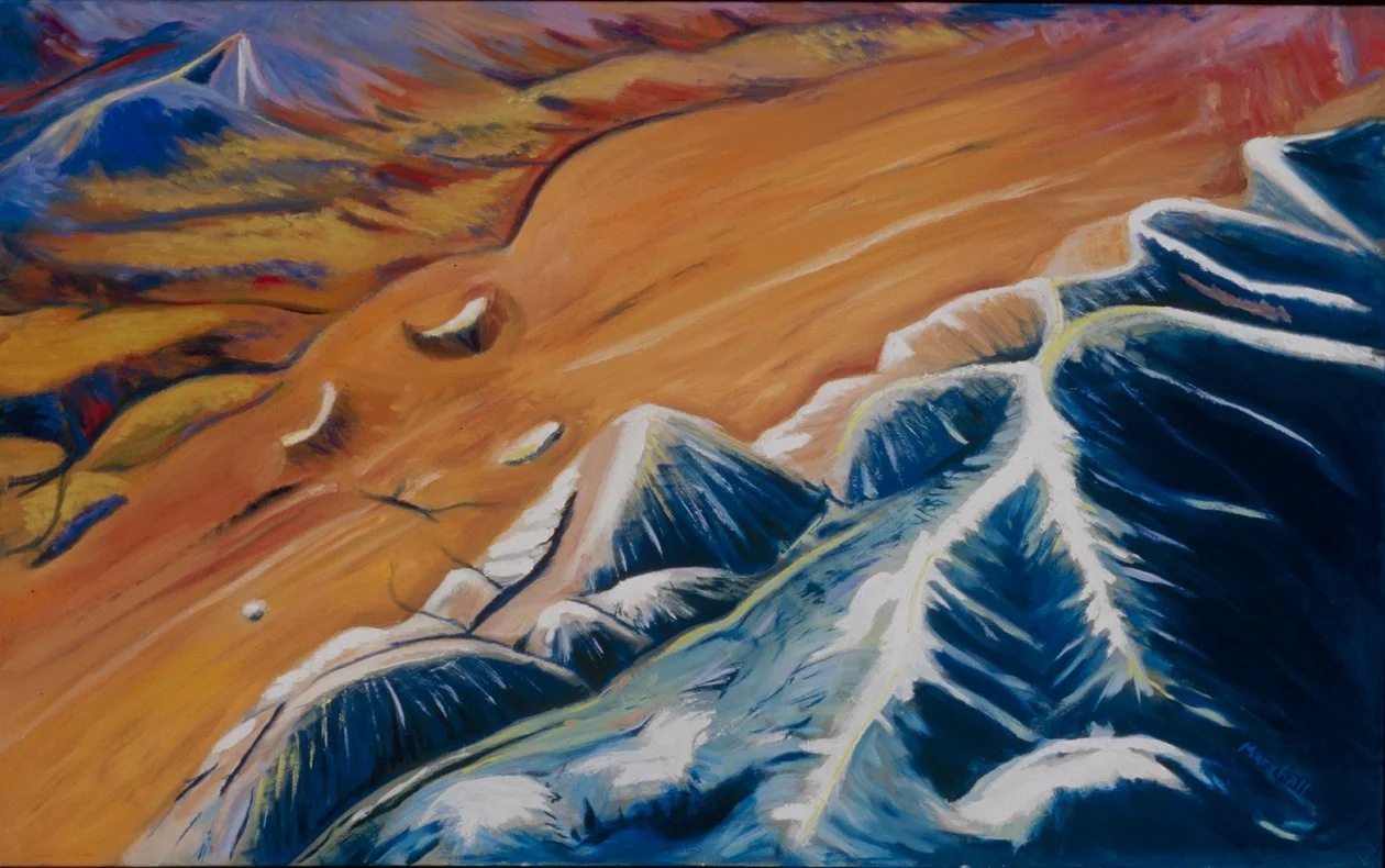 Aerial of Dessert Wash, 30x40, NFS