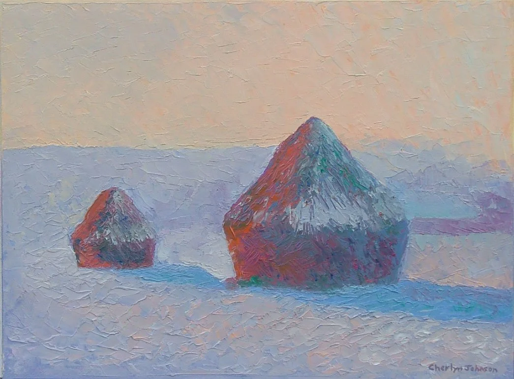 Monet Haystack Copy, 11x14