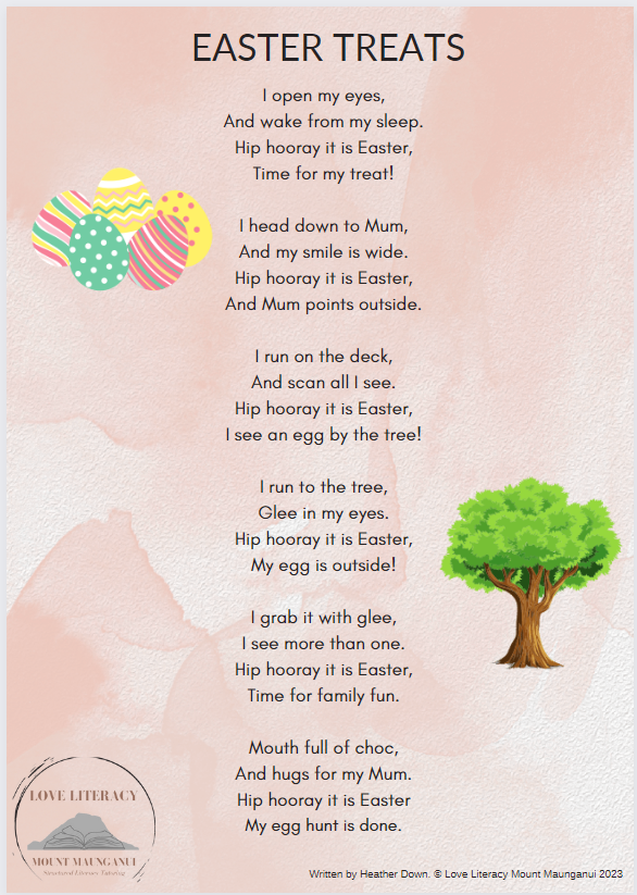 Easter Treats Poem