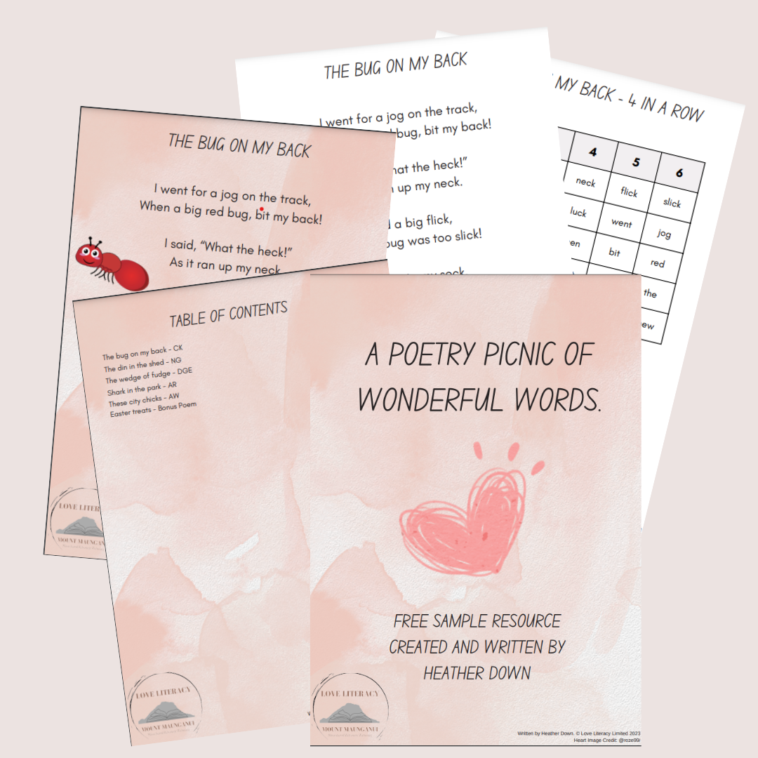 Free Decodable Poem Book