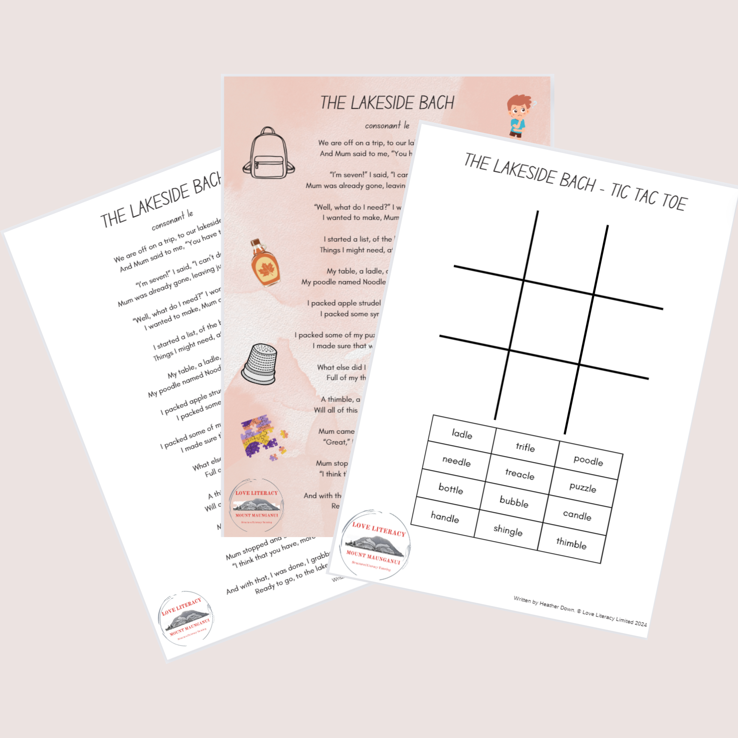 The Lakeside Bach - a 'consonant le' poem