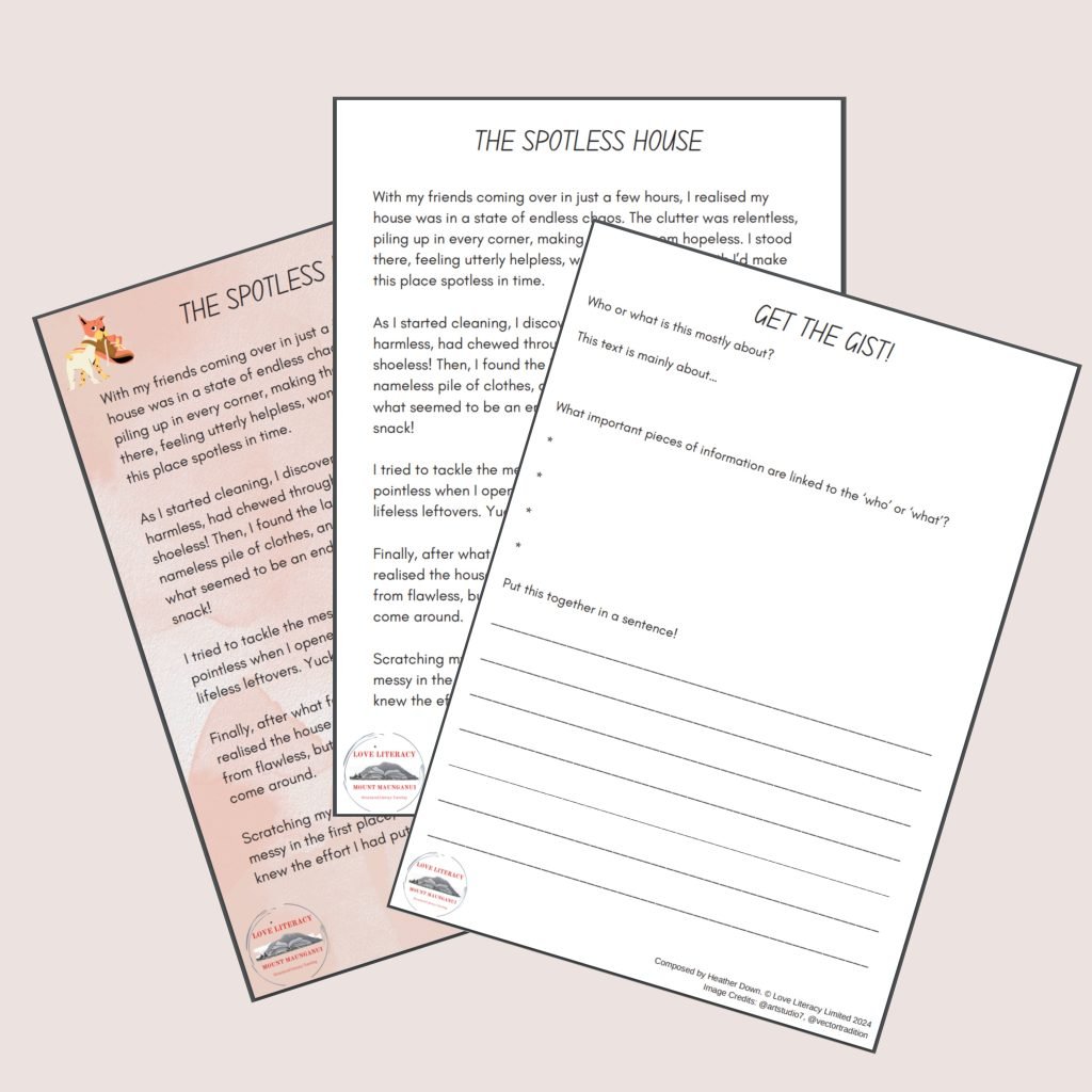 The Spotless House – a suffix ‘less’ text