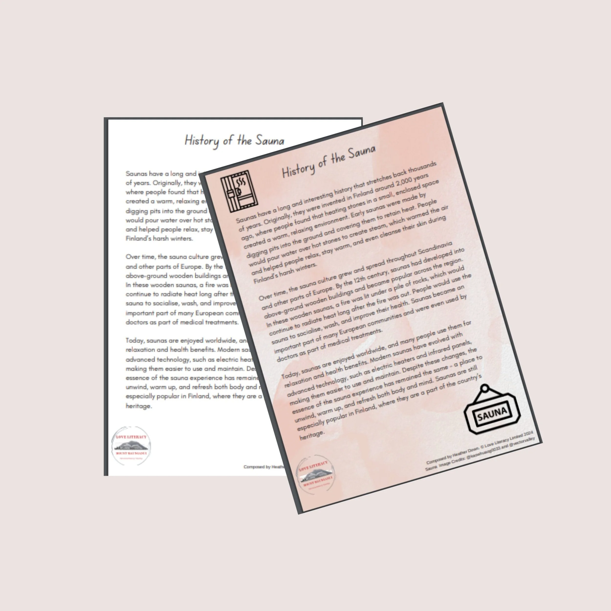 History Of The Sauna – an authentic text