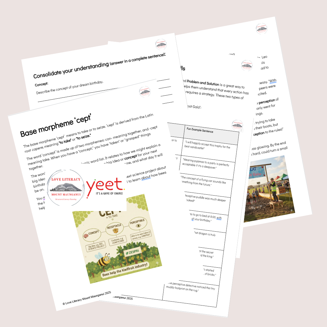 Unlocking the -Cept- Root (Years 5–8)