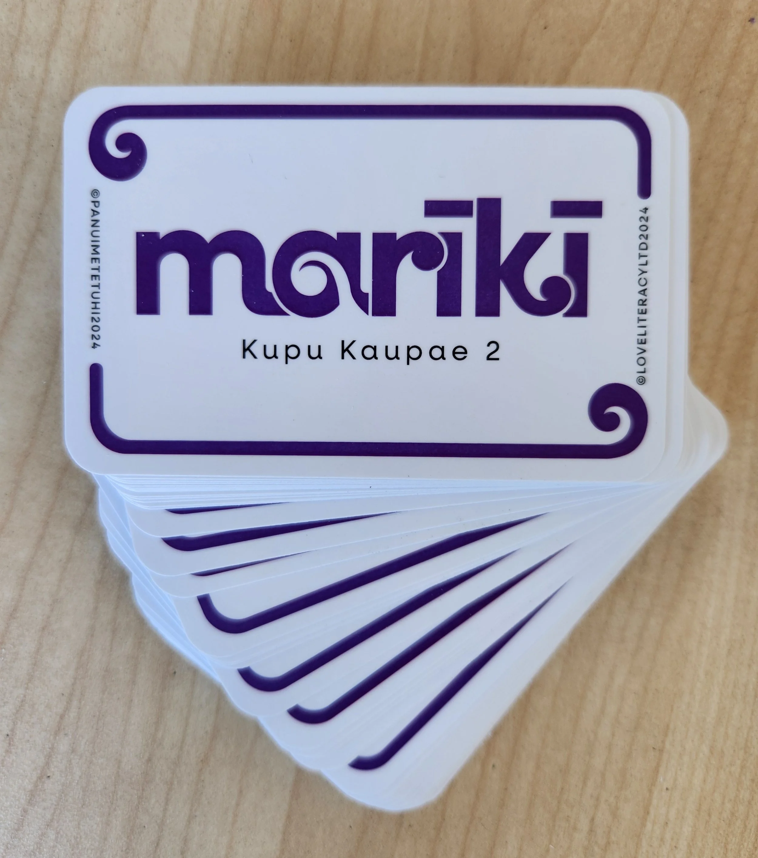 Pack of game cards: Marīkī Kupu Kaupae 2