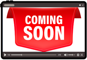 Red banner with white text saying 'Coming Soon'