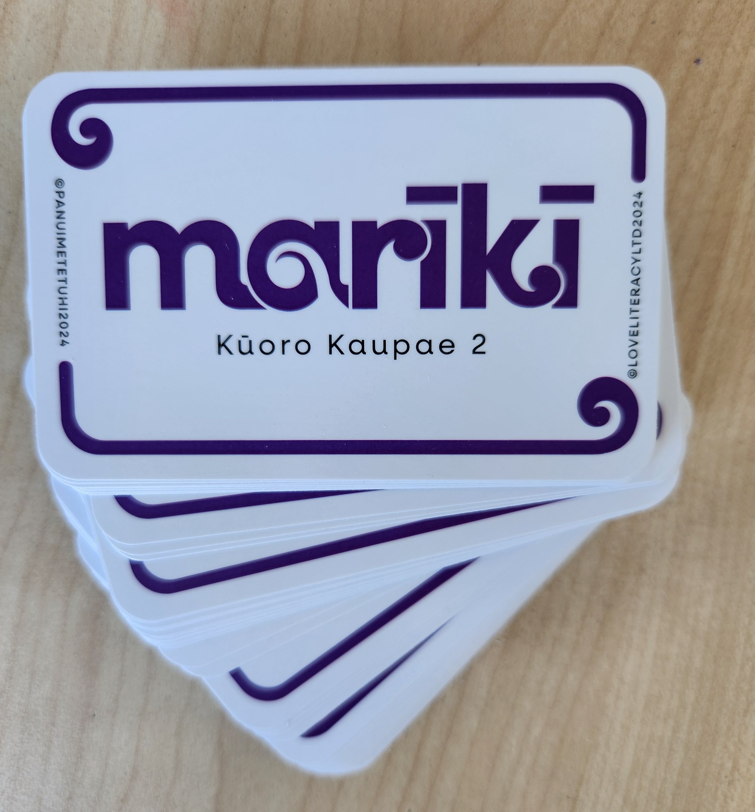 Pack of game cards: Marīkī Kūoro Kaupae 2