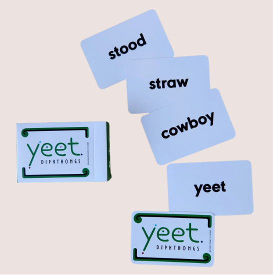 Yeet Diphthongs example cards.png