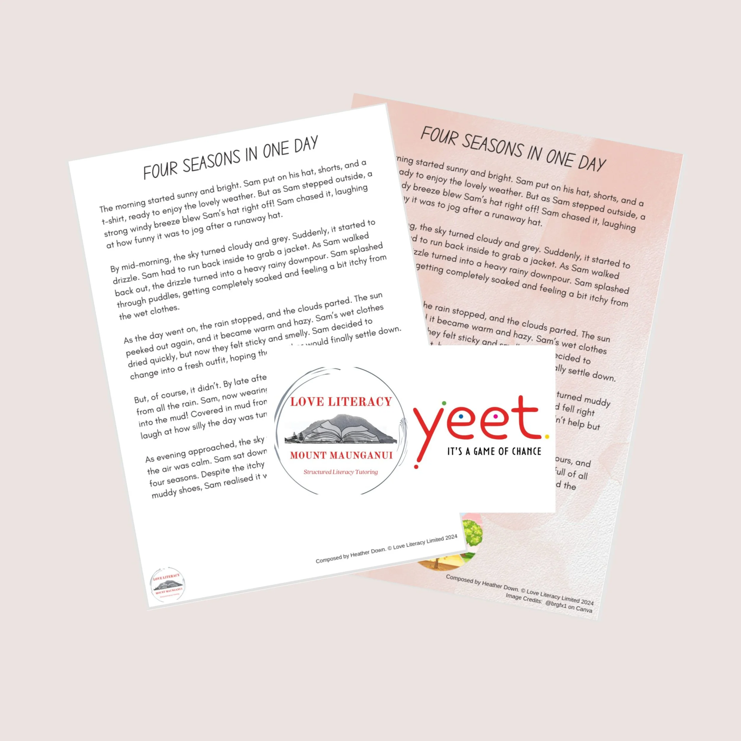 Four Seasons In One Day – suffix y text