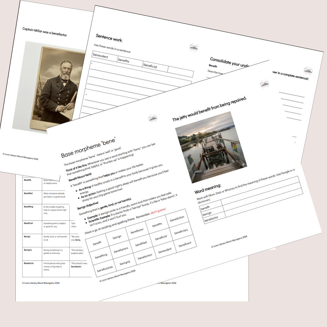 The Power of bene- : Unlocking Complex Vocabulary (Years 5–6)