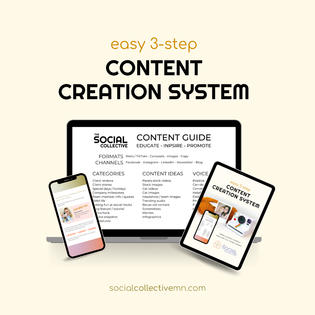 Our 3-step system for content creation — The Social Collective