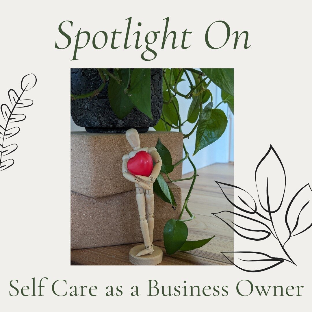 ✨ SO let's talk about self care, fellow business owners. I see you. You suggest things to your clients or students on occasion, or perhaps every session. You see they need a little TLC and you might recommend a local massage therapist or remind them 