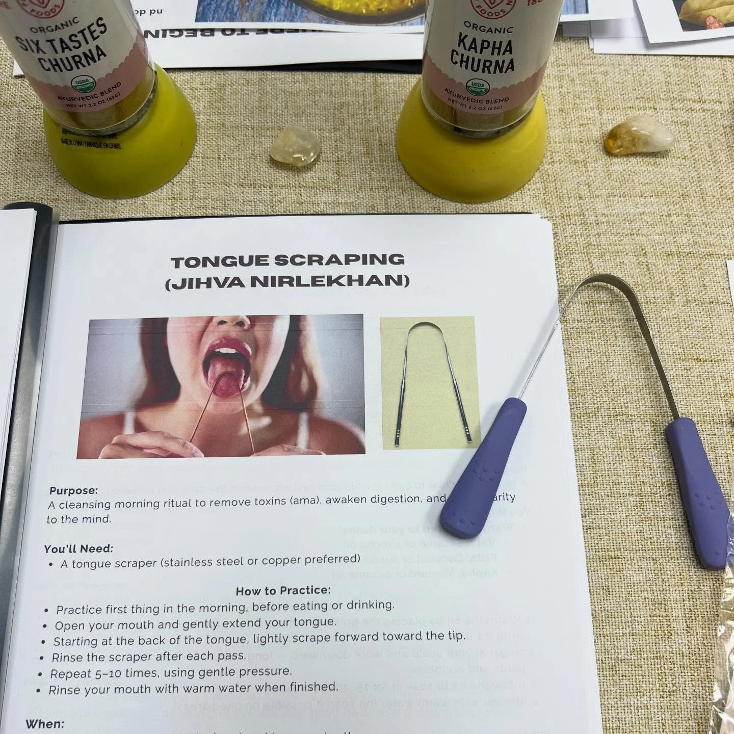 Ayurveda 101 workshop was all about slowing down, learning our doshas, and reconnecting with mind, body &amp; spirit 🌿