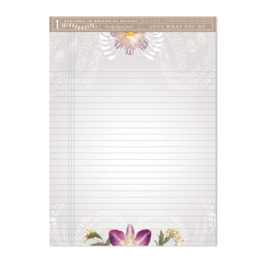 Legal Pad, Orchid Lace