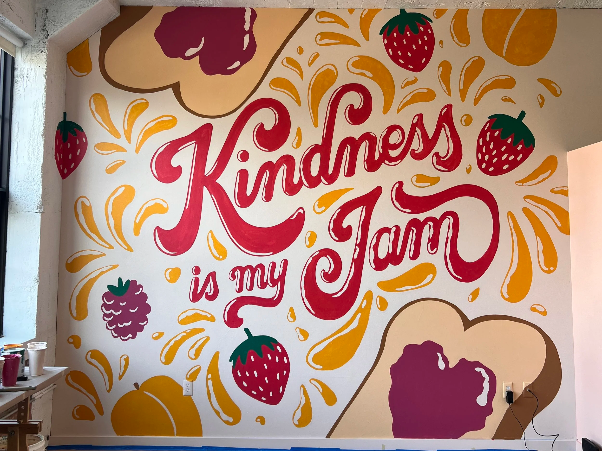 Kindness is my Jam Mural