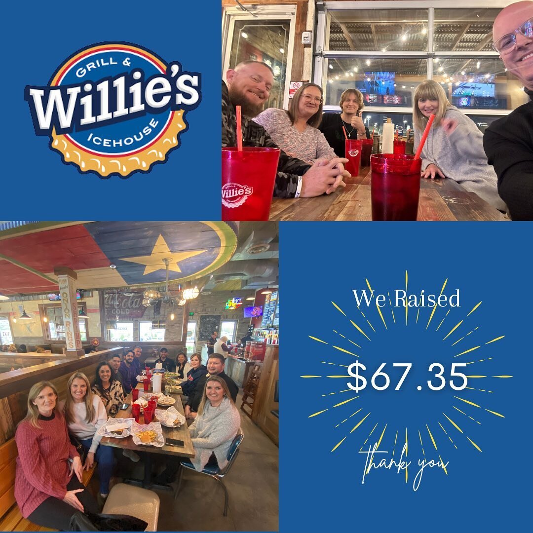 Our fundraiser at Willie&rsquo;s Gill &amp; Icehouse was great, you all helped us raise $67.35. Thank you to everyone who participated! 💙 Tomorrow (Saturday 16 March) we are having another Spirit Day at Jason&rsquo;s Deli and I CHALLENGE you to invi