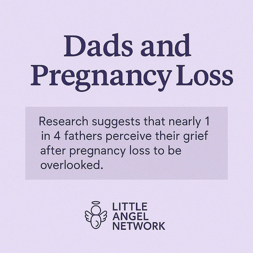 Dads grieve too.
Nearly 1 in 4 fathers feel their grief after pregnancy loss is overlooked. At Little Angel Network, we believe every parent&rsquo;s pain matters. Let&rsquo;s break the silence together.

Have you or someone you love experienced this?