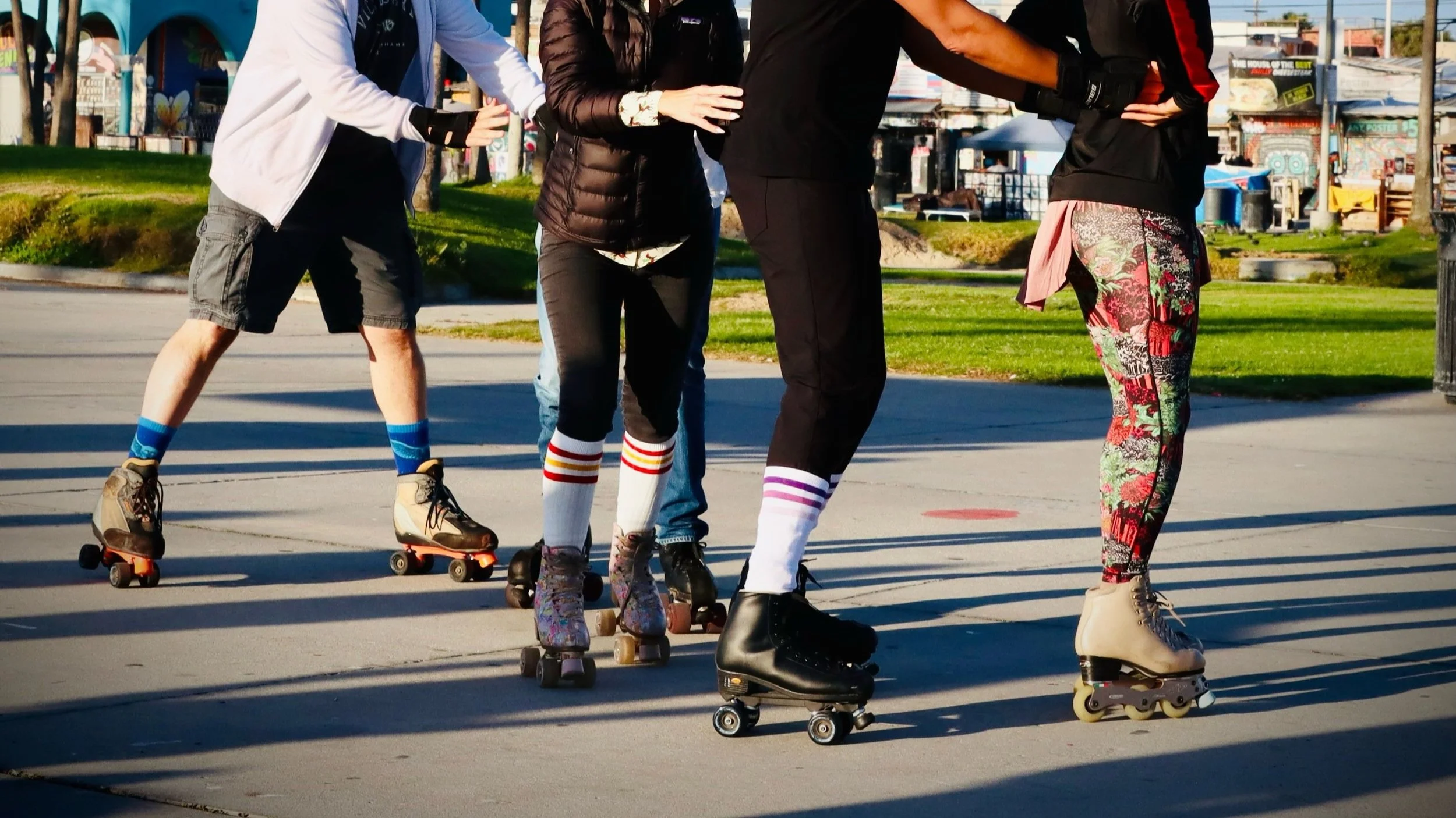 Group beginner class on Wednesdays — LA Roller Skating Lessons