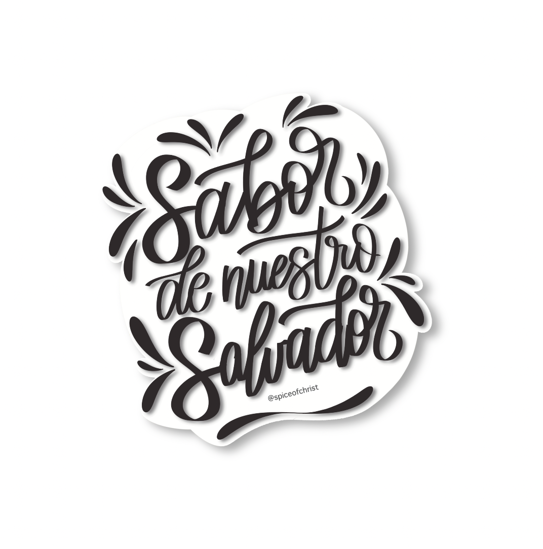 Sabor De Nuestro Salvador - 3" Sticker
