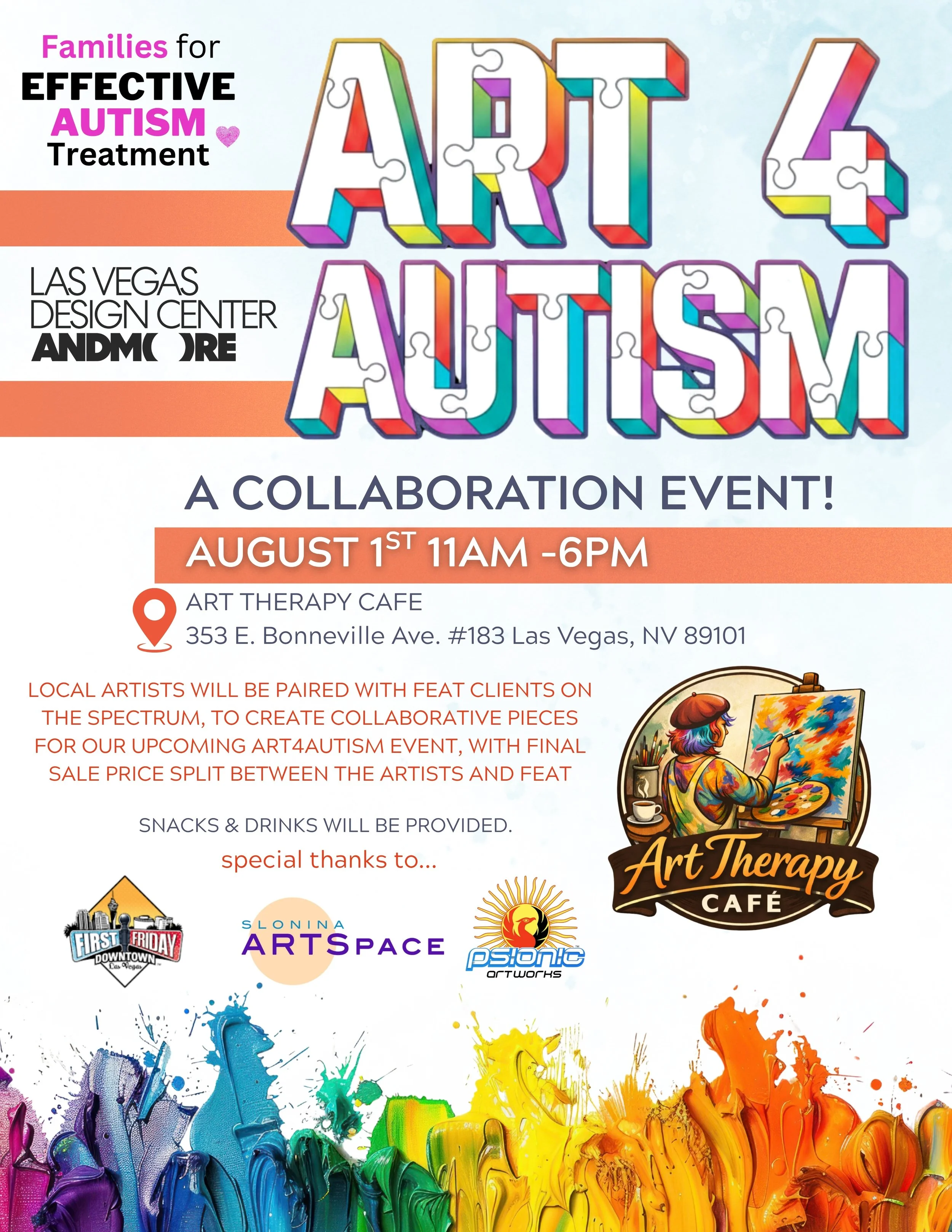 Art 4 Autism Collaboration Event