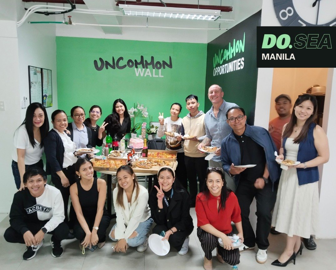 Pizza, cake and bubbles. Our DO Manila office have cracked the code for the perfect celebratory team lunch combo.

#theDOstory #DOManila #LetsDOthis