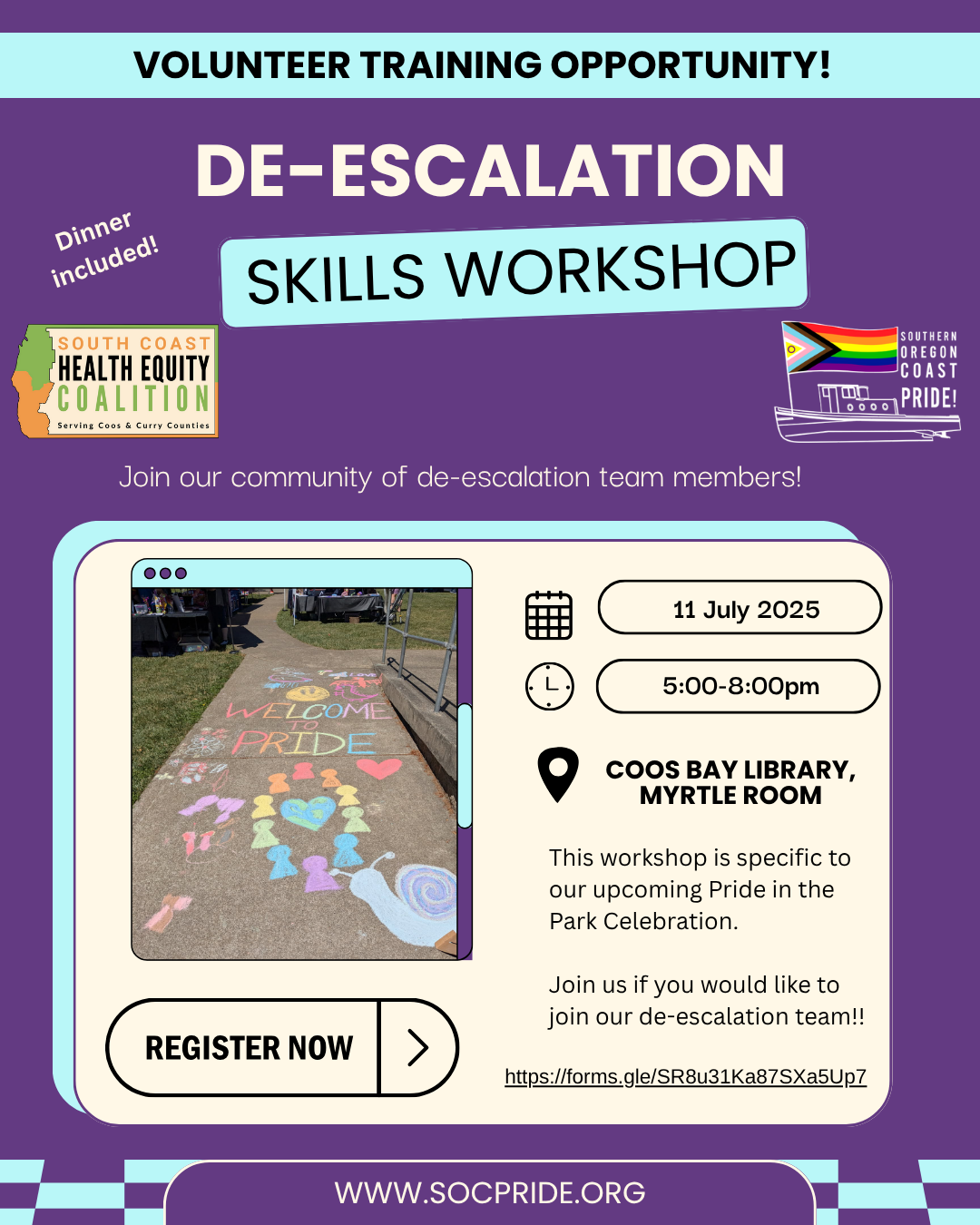 Pride in the Park De-esc training