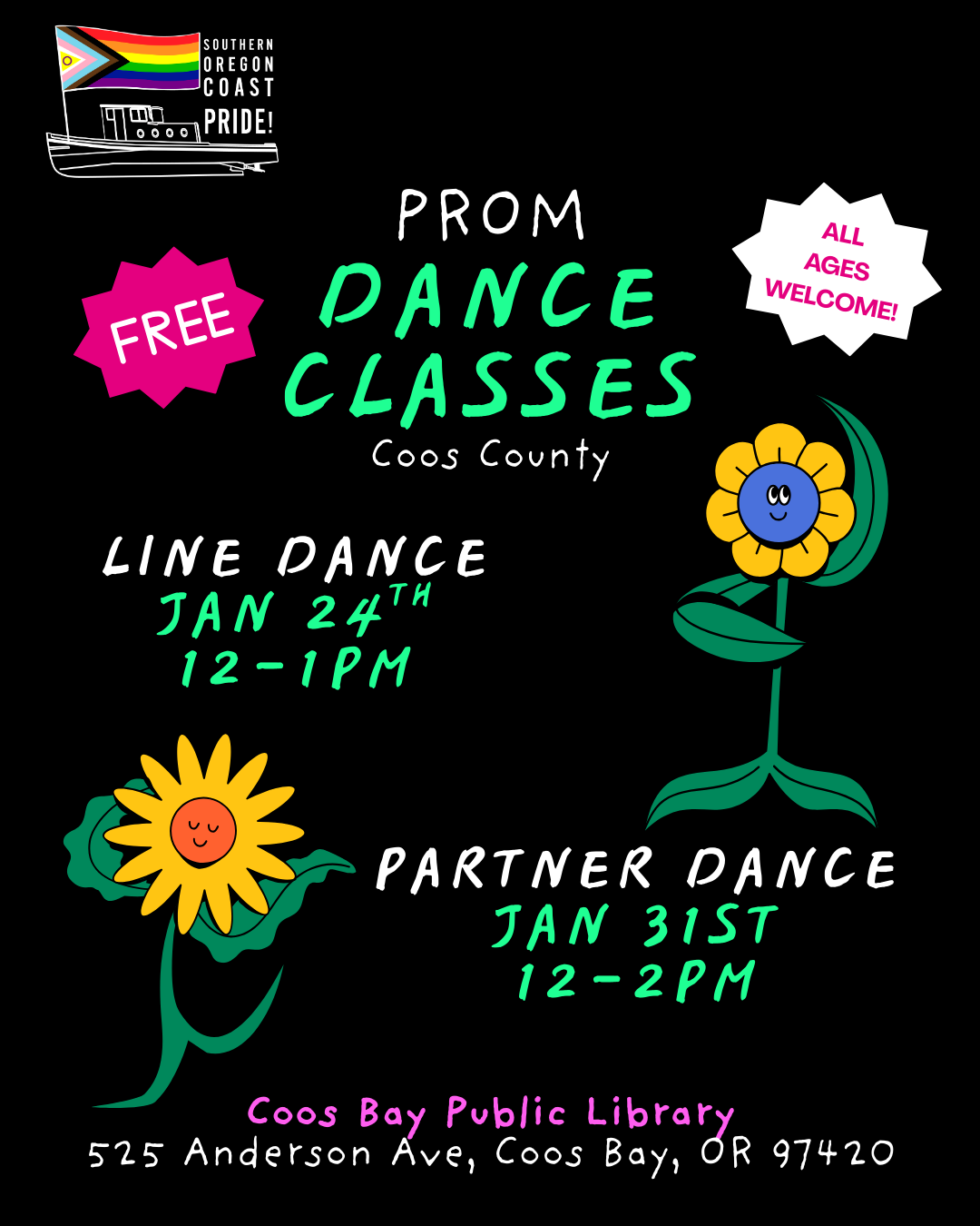 Prom Partner Dance Class - Coos County