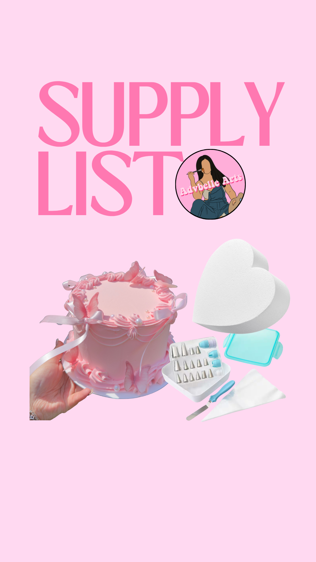 Faux Cake Supply List!