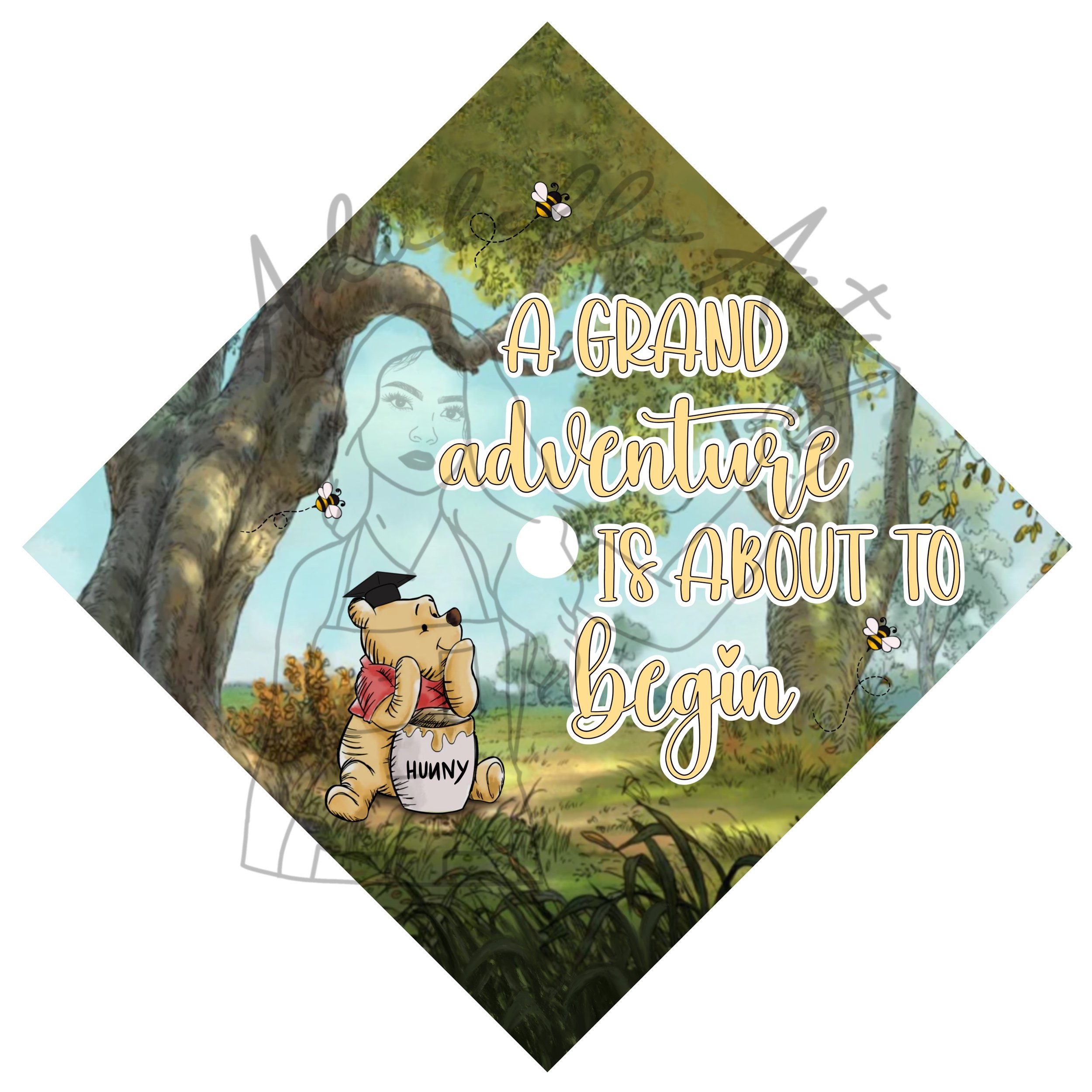 Winnie the Pooh Printed Topper