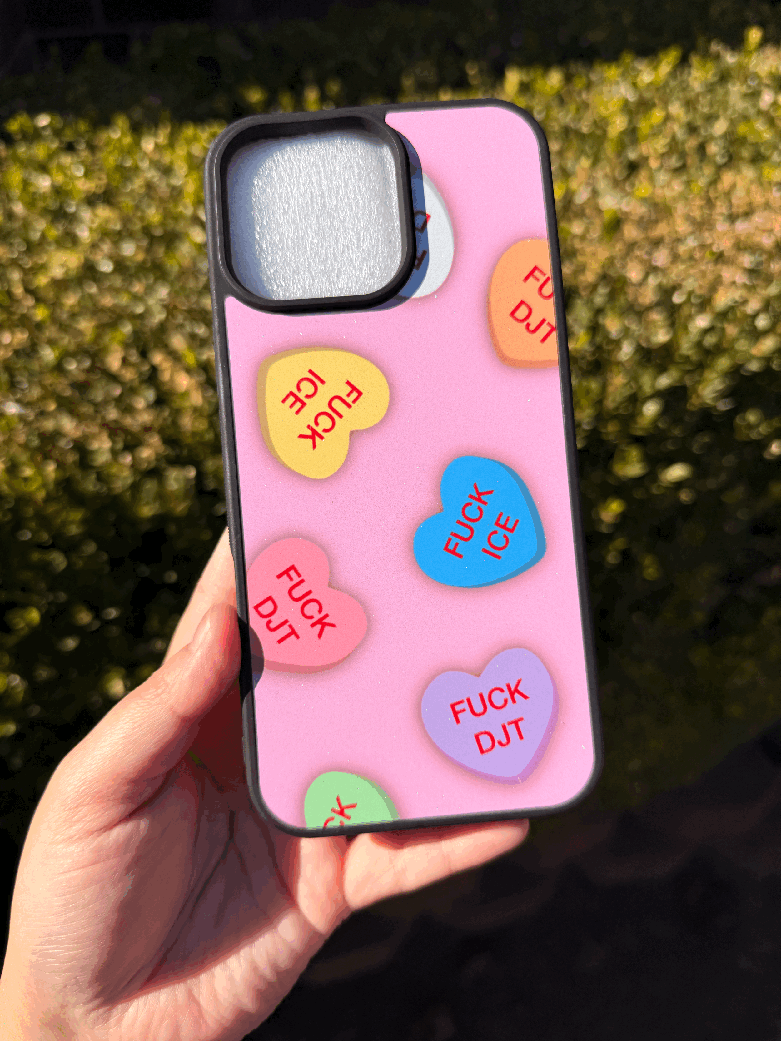 Candy Hearts Phonecase