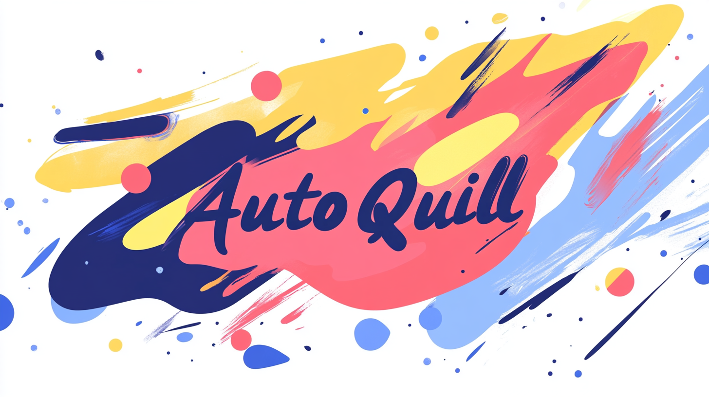 AutoQuill typing automation tool banner