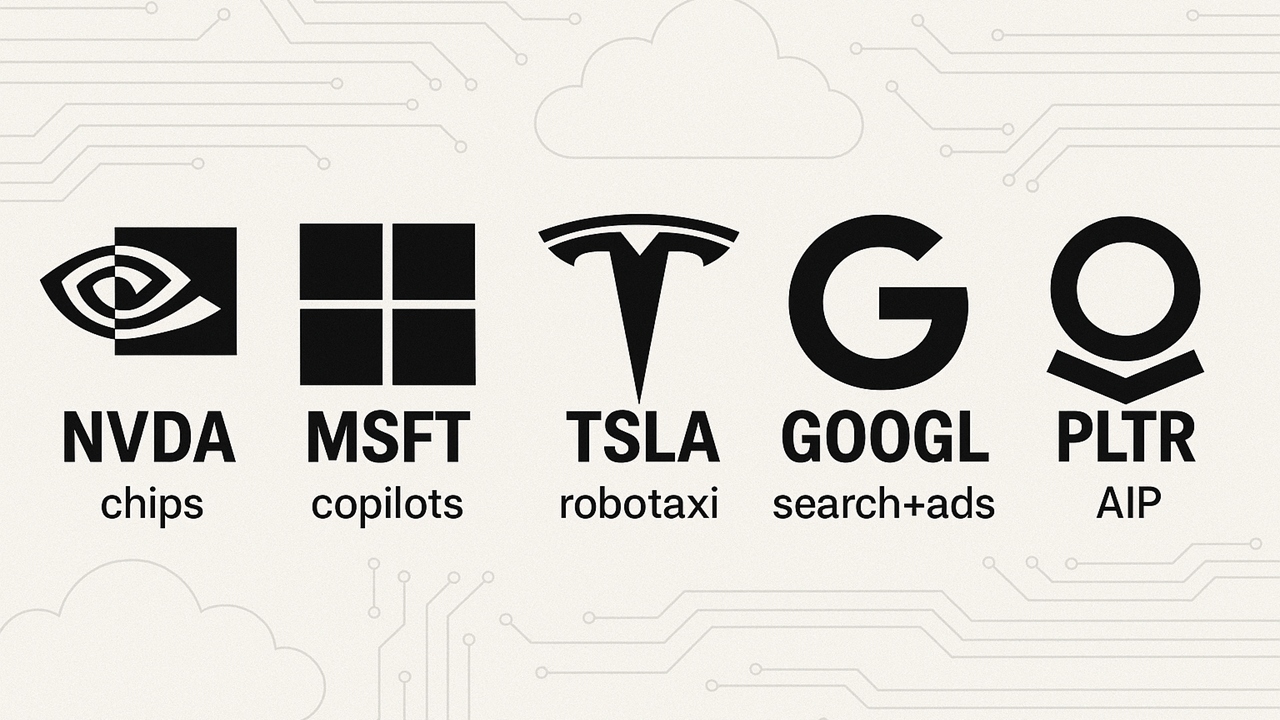 Top 10 Stocks for 2026: AI Leaders, Crypto & ETFs