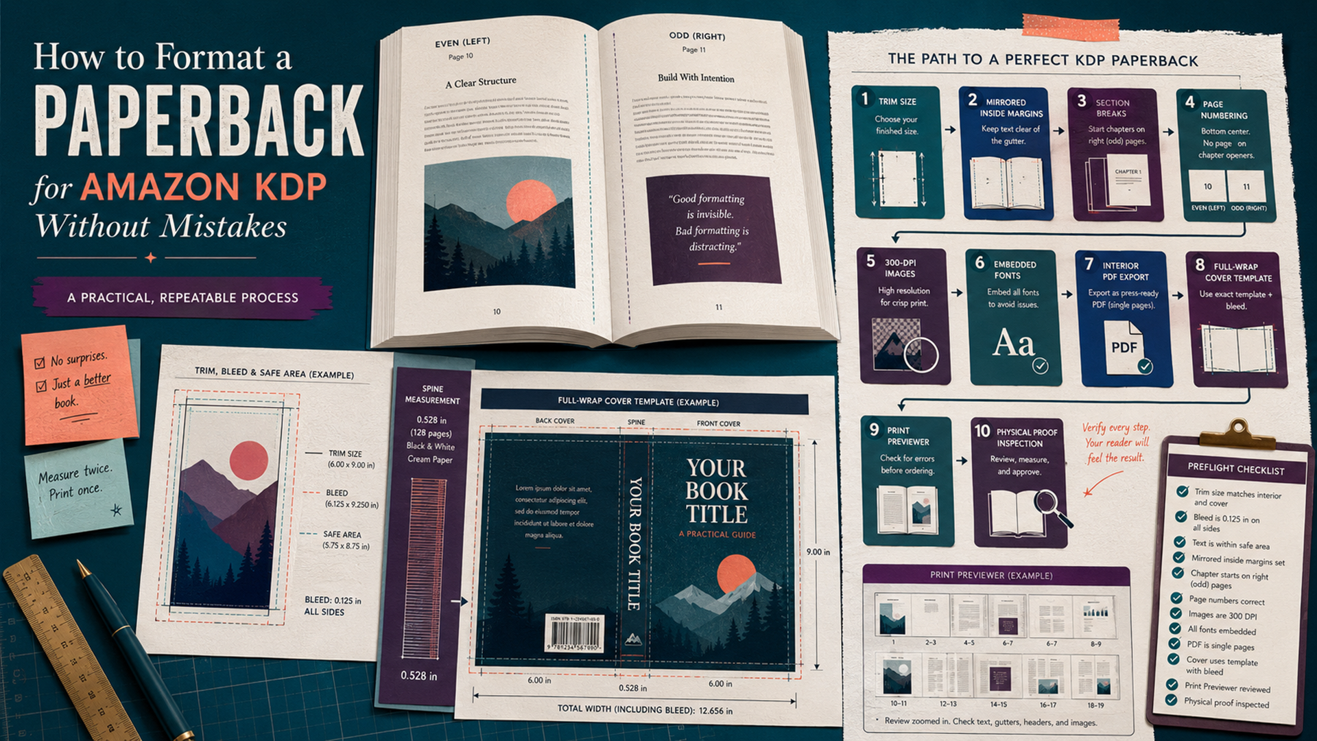 How to Format a Paperback for Amazon KDP Without Mistakes
