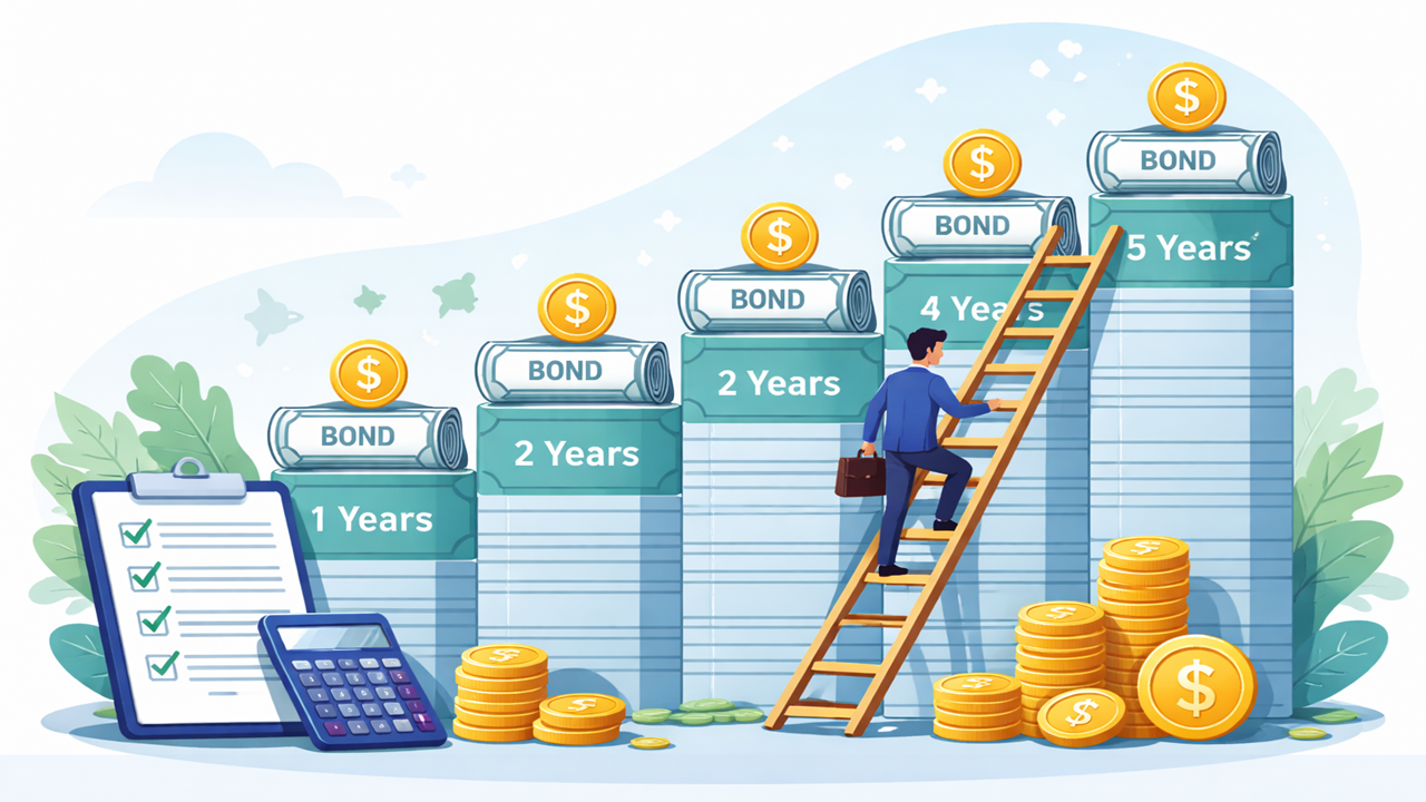 How to Build a Bond Ladder for Passive Income and Lower Volatility