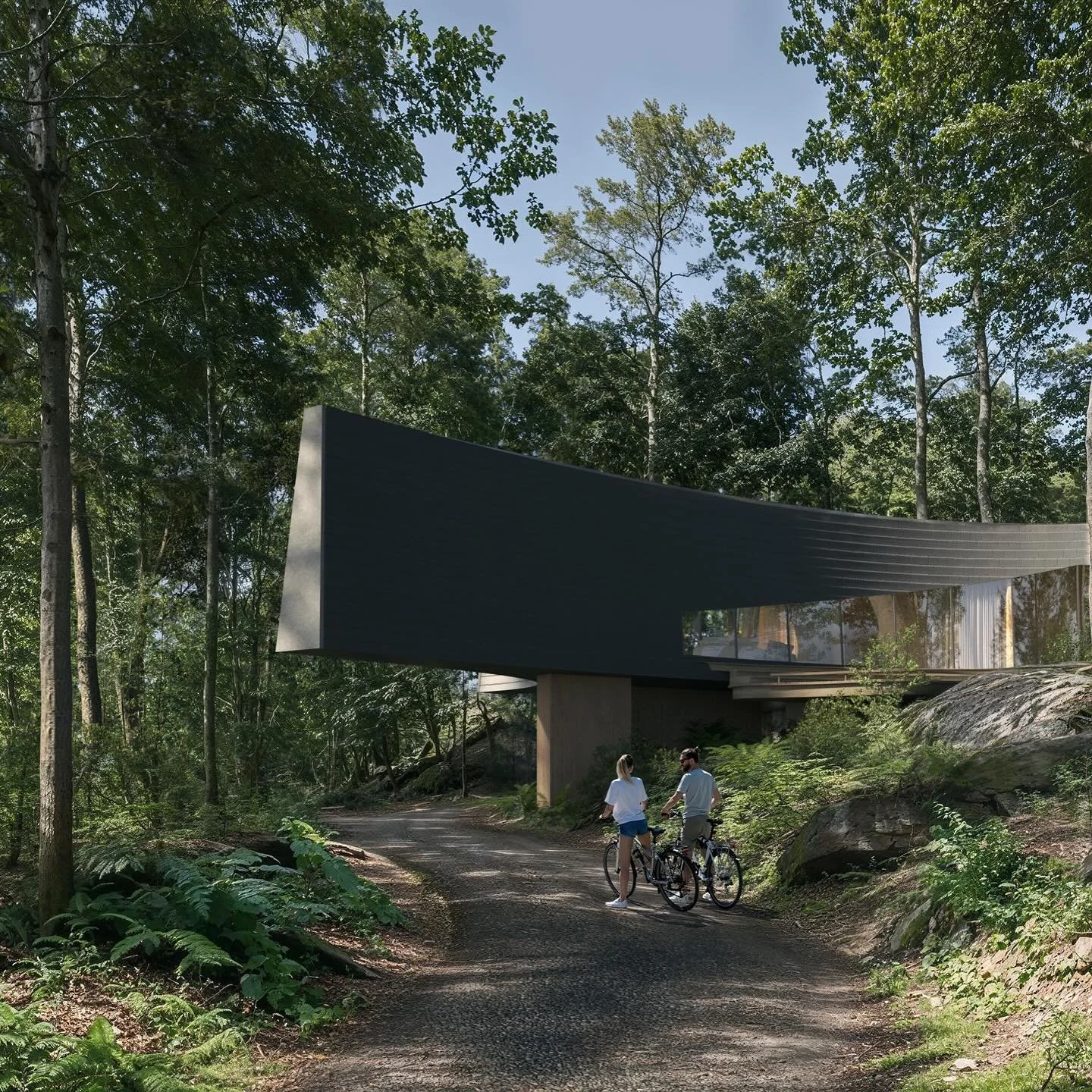 COVE / NOT A HOTEL
KITAKARUIZAWA
VMA Design Studio - Competition Entry 2024

Cove embodies the essence of our architectural vision&mdash;a harmonious blend of design and nature that offers a sanctuary from the outside world. Drawing inspiration from 