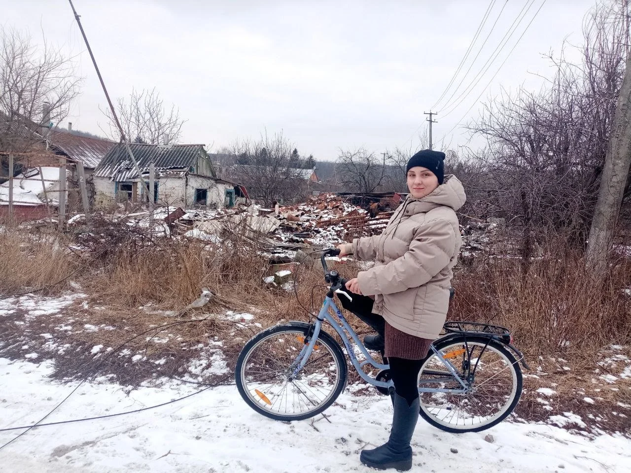 Bikes4Ukraine in Staryi Saltiv Ukraine