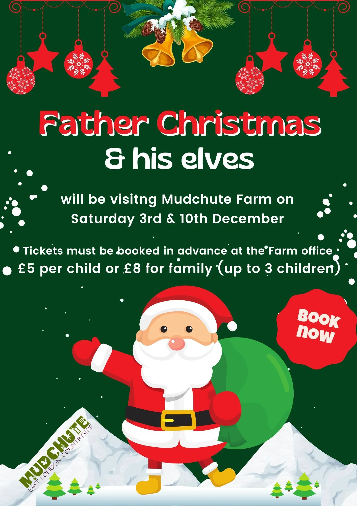 Father Christmas at Mudchute Farm - Sold Out