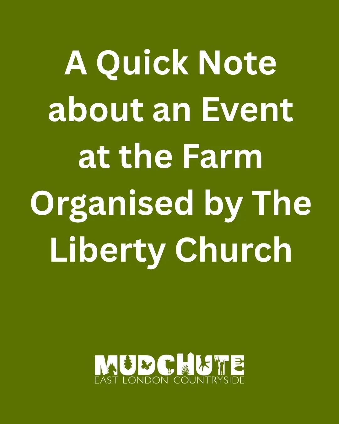 Event at Mudchute on Sunday 30 August