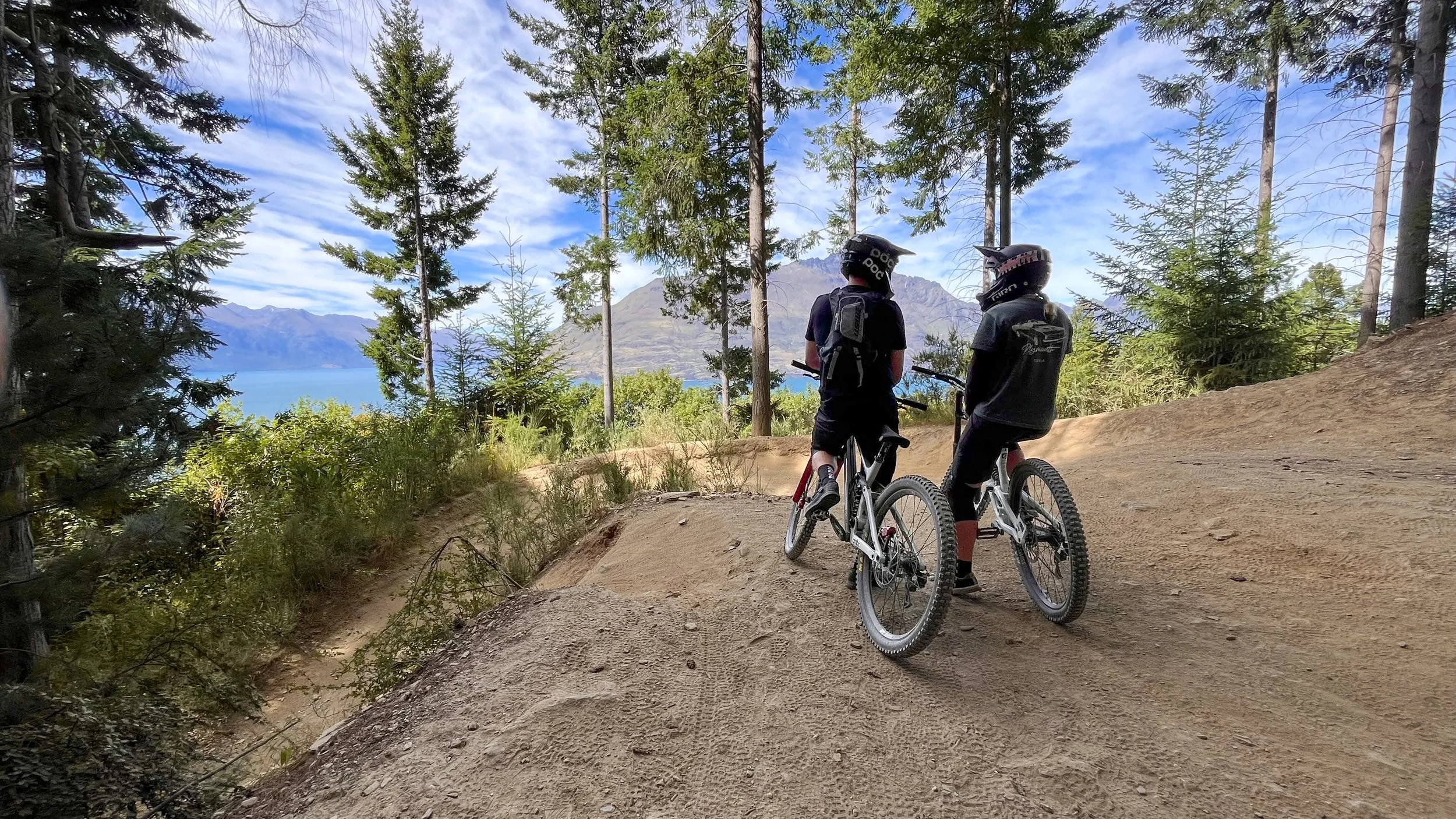 Coaching session in Queenstown MTB park
