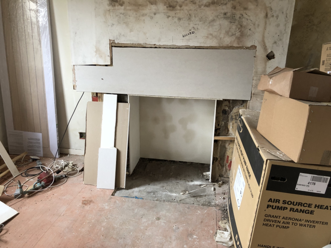 Fireplace Before