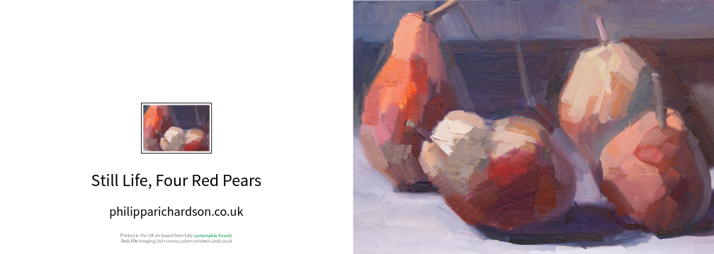 Still Life, Four Red Pears.png