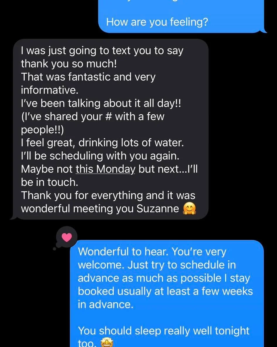 ✨ Another happy client who LOVED walking our Red Carpet Experience at Lafayette Massage! ✨

Don&rsquo;t wait&mdash;our books fill up fast. 📅 The waiting list for sooner appointments and recurring spots grows as quickly as word of mouth spreads.

💆&