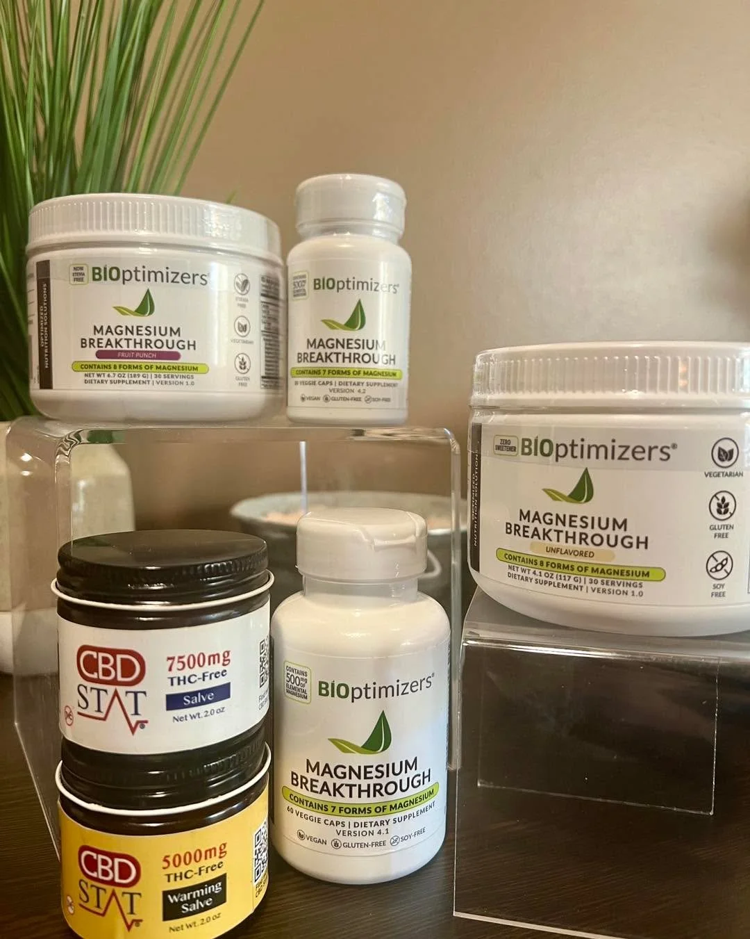 🎉 Back in Stock at Lafayette Massage! 🎉

By popular request, we now carry Magnesium Breakthrough in powder form available in both Unflavored and Fruit Punch! 🥤

Our capsule stock is fully replenished:

✅ 60-count
✅ 30-count

Stop by and grab yours
