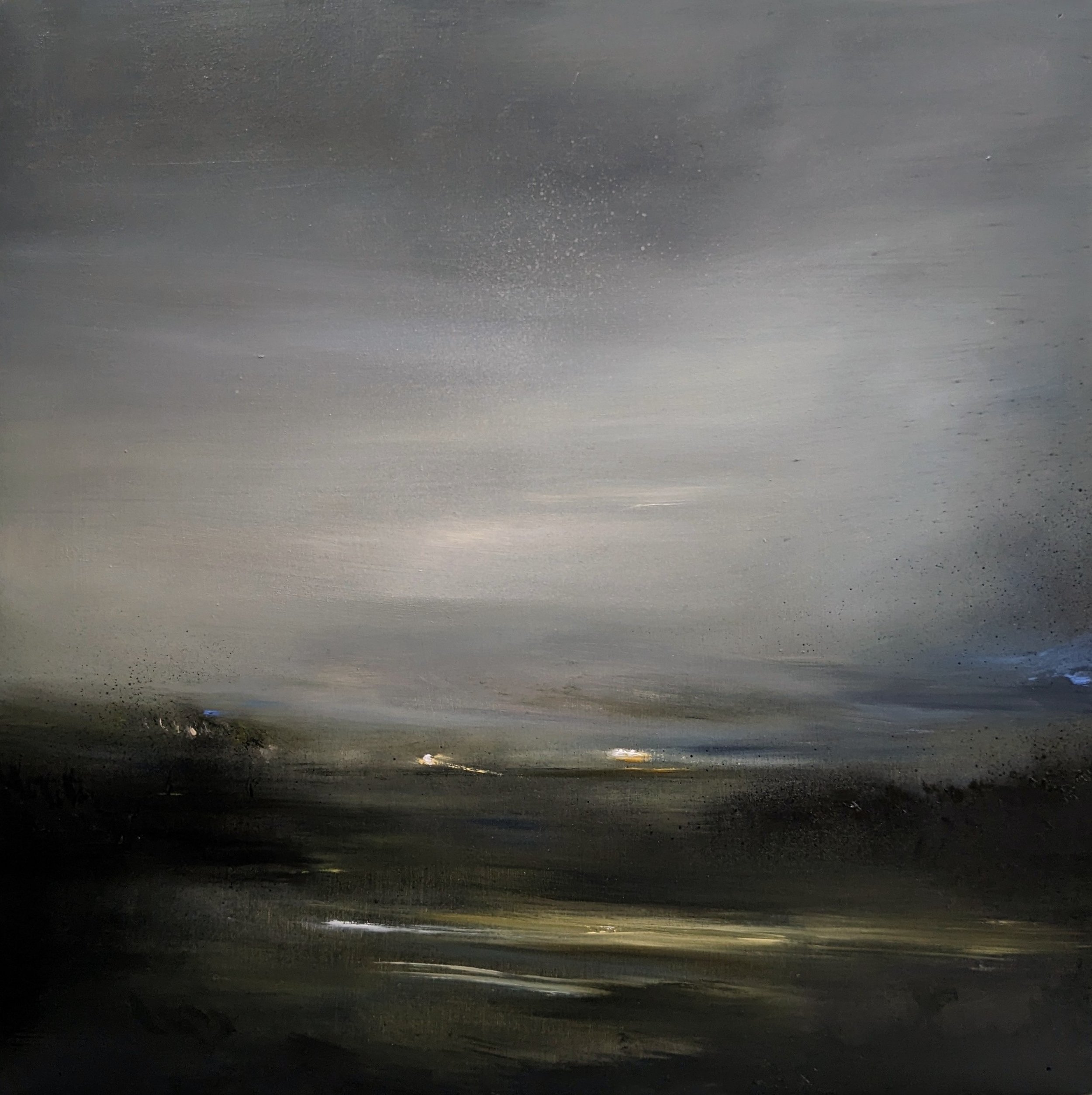 Pick up truck 1986, oil on board, 30 x 30cm