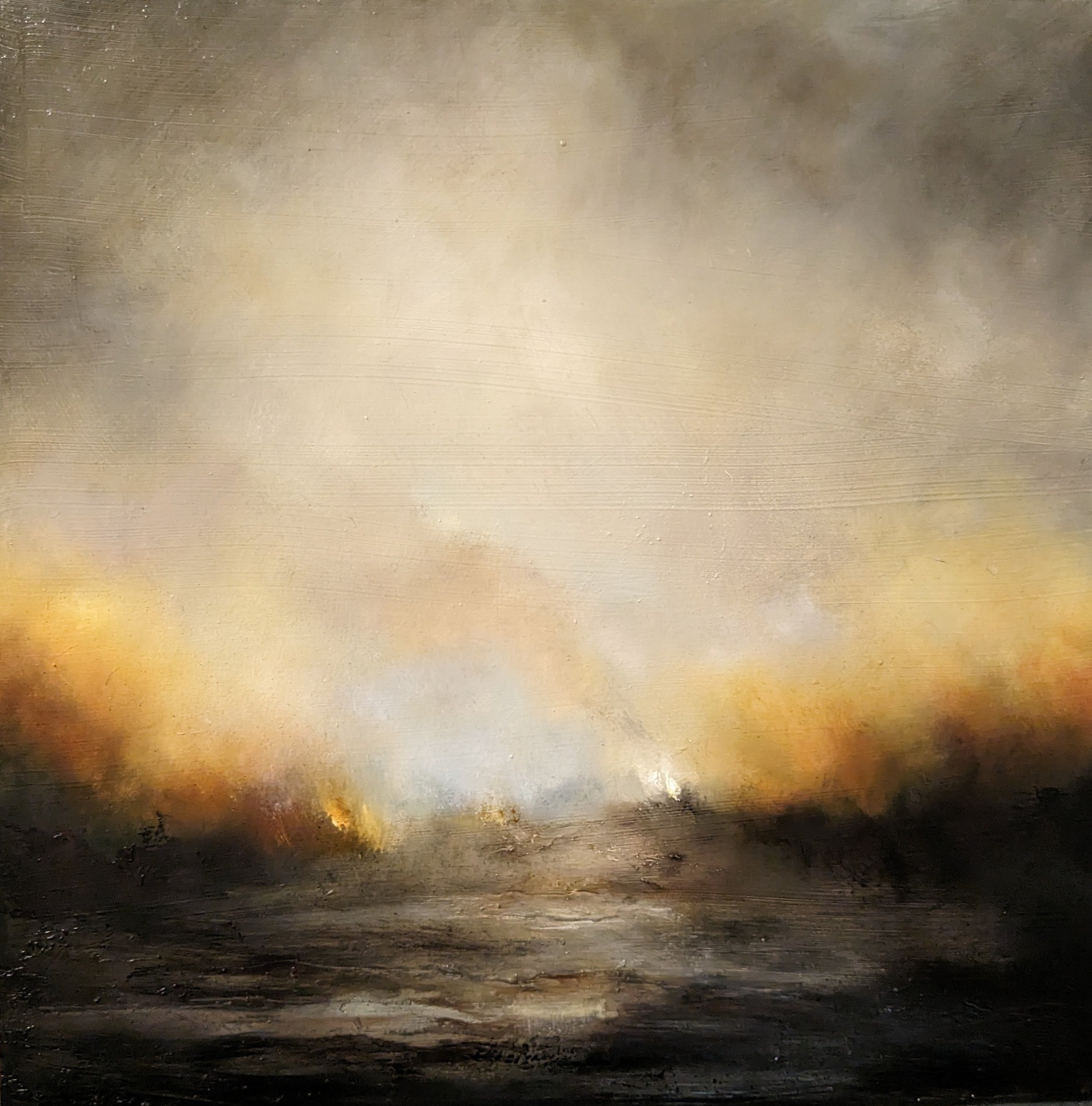 Untitled, oil on board 30 x 30cm