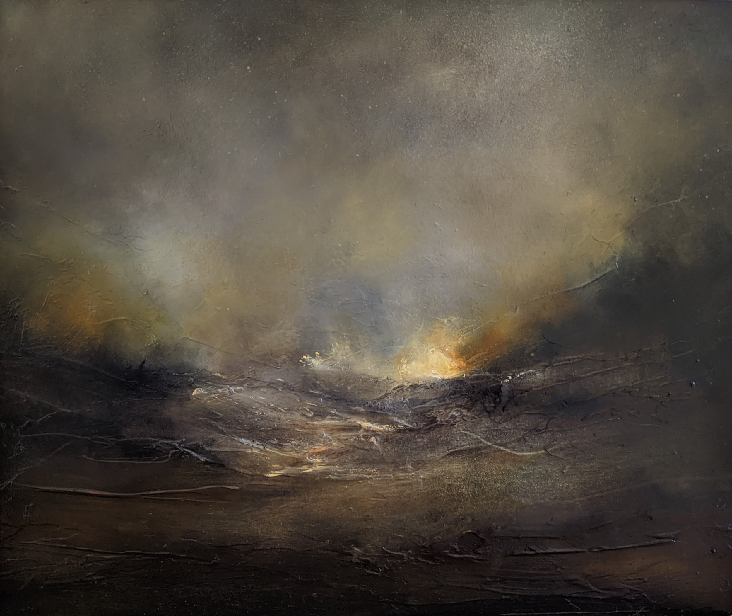 Untitled, oil on board, 30 x 25cm