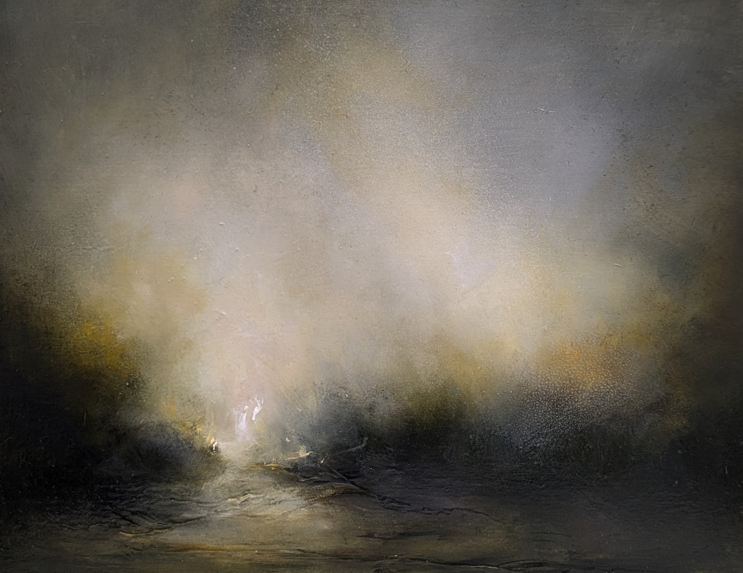 Light study, oil on board 25 x 20cm