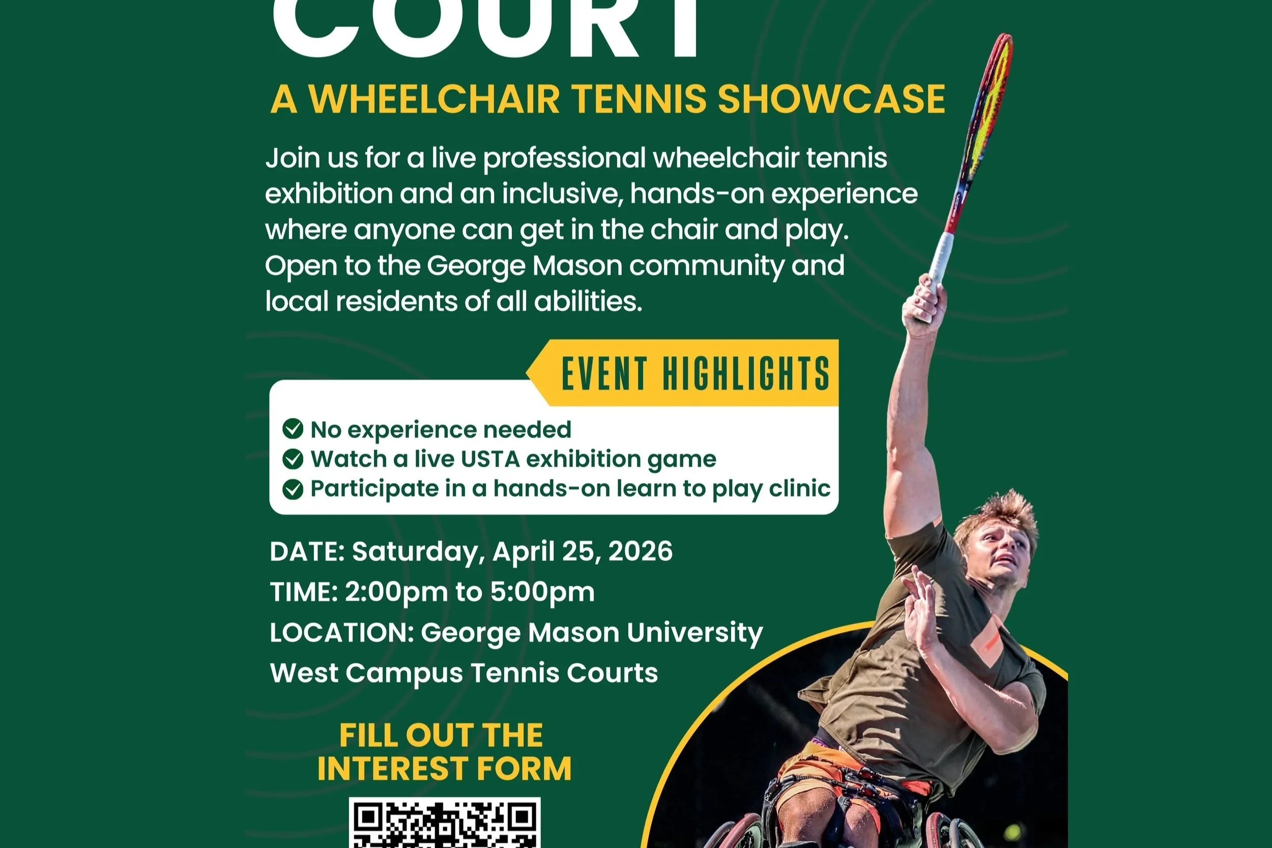 Level the Court: A Wheelchair Tennis Showcase